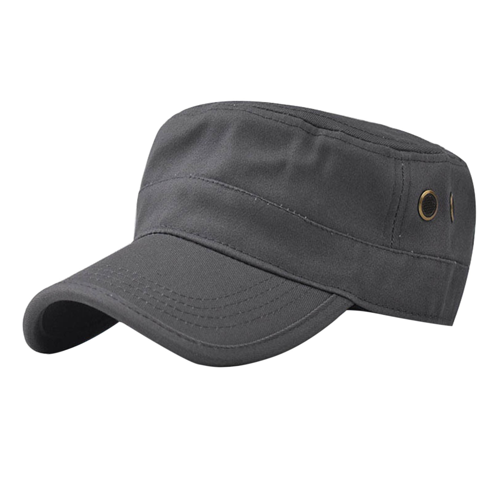 Prolriy Military Cadet Hats for Men Adult Casual Fashion Solid