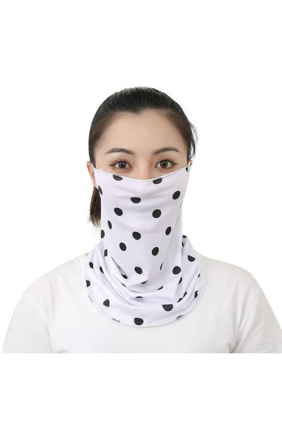 Motorcycle Head Wrap Women Men Scarf Mask Bandana with Ear Loops Sun Outdoors Face Mask Face Mask One Size