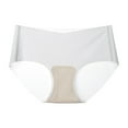 thumbnail image 1 of Prolriy Mulberry Silk Seamless Panties for Women, Women's Underwear Ice Breathable Briefs Womens Underwear Grey L, 1 of 6