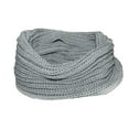 thumbnail image 1 of Prolriy Neck Warmer Neck Gaiter Soft Men Women Scarf Winter Warm Scarves Wrap Knitted Collar Circle Shawl Scarf for Women Winter Grey, 1 of 1