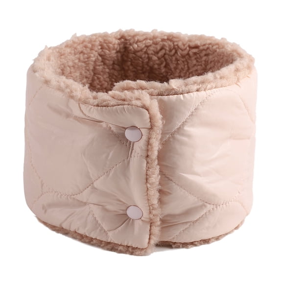 Prolriy Neck Warmer Neck Gaiter Winter Wool Knitted Neck Scarf Warm Scarf Mens and Womens Neck Scarf for Women Winter Pink