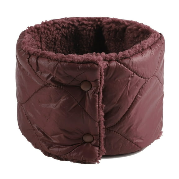 Prolriy Neck Warmer Neck Gaiter Winter Wool Knitted Neck Scarf Warm Scarf Mens and Womens Neck Scarf for Women Winter Red