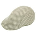 thumbnail image 1 of Prolriy Newsboy Hats for Men Flat Mens Hats Women's Comfortable Autumn and Linen Breathable Men's Cap Mesh Baseball Caps Cabbie Beret Hats for Men Beige, 1 of 2