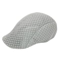 thumbnail image 1 of Prolriy Newsboy Hats for Men Flat Mens Hats Women's Comfortable Autumn and Linen Breathable Men's Cap Mesh Baseball Caps Cabbie Beret Hats for Men Grey, 1 of 1