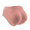 thumbnail image 1 of Prolriy Padded Butt Underwear for Women, Women's Solid Color Detachable Hip Pad Peach Hip Shaping Underwear Pants Womens Underwear Hot Pink L, 1 of 4