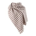 thumbnail image 1 of Prolriy Scarf for Women Winter Scarf for Womens Classic Tassel Plaid Scarf Warm Soft Chunky Large Blanket Wrap Shawl Scarves 1 Pack Thermal Scarf Shawl Scarf Khaki, 1 of 4