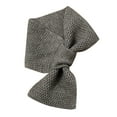 thumbnail image 1 of Prolriy Scarf for Women Autumn and Winter Warm Scarf Classic Solid Color Knitted Versatile Scarf Womens Scarf Grey, 1 of 3