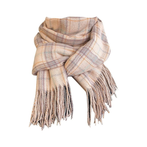 Prolriy Scarf for Women Fall Winter Scarf Classic Scarf Warm Soft Large Blanket Wrap Shawl Scarves Shawl Scarf A