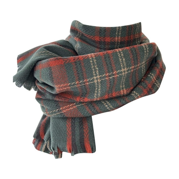Prolriy Scarf for Women Fall Winter Scarf Classic Scarf Warm Soft Large Blanket Wrap Shawl Scarves Womens Scarf Green