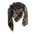 thumbnail image 1 of Prolriy Scarf for Women Fall Winter Scarf Classic Tassel Plaid Scarf Warm Soft Chunky Large Blanket Wrap Shawl Scarves Womens Scarf Black, 1 of 2