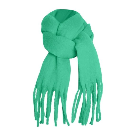 Prolriy Scarf for Women Large Scarf Women's Long Blanket Chunky Oversized Winter Fall Warm Scarf Big Scarves Wrap Shawl Womens Scarf Green
