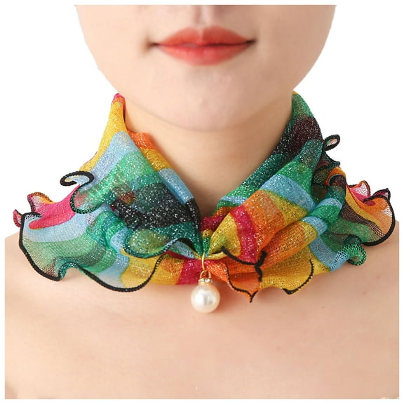 Prolriy Scarf for Women Proof Spring Sun Headband Scarf Neck Women's Thin Summer Scarf Shawl Scarf