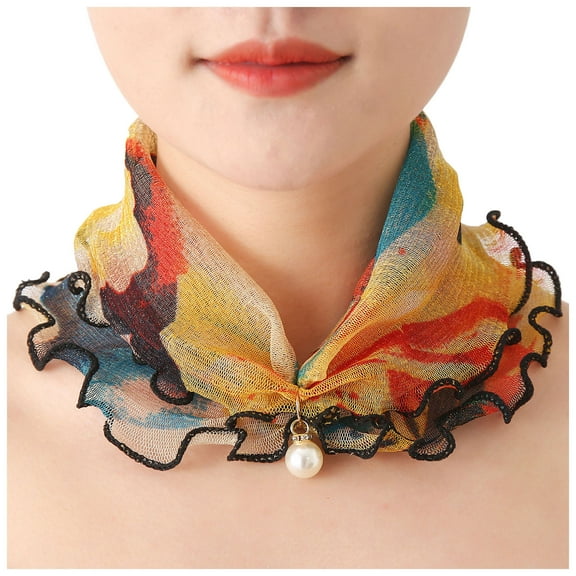 Prolriy Scarf for Women Summer Spring Proof Thin Women's Neck Scarf Headband Sun Scarf Shawl Scarf