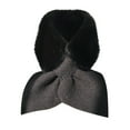 thumbnail image 1 of Prolriy Scarf for Women Winter Women Villus Warm Fashion Lady Faux Outerwear Scarf Bib Scarf Scarf Shawl Scarf Black, 1 of 3