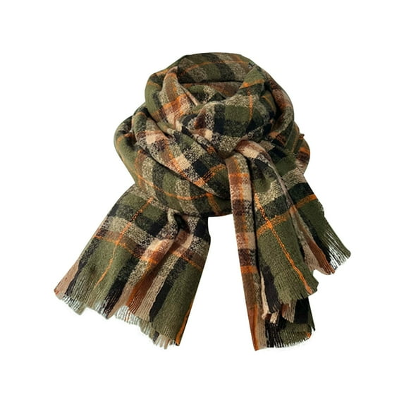 Prolriy Scarf for Women, Women's Super Soft Outdoor Fashion Casual Versatile Atmosphere Warm Winter Scarf Womens Scarf Army Green