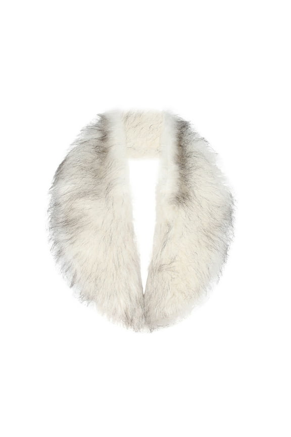 Scarf for Women, Womens Faux Fur Collar Scarf Shawl Collar Wrap Stole Scarves Shawl Wraps for Women White One Size