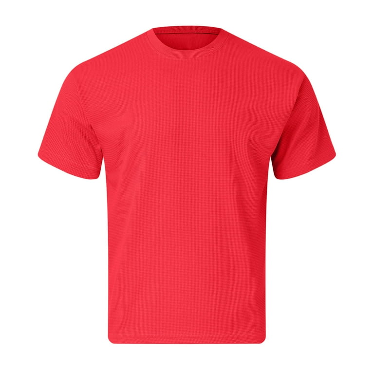 Solid red t shirt deals