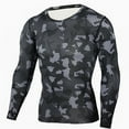 thumbnail image 1 of Prolriy Shirts for Men Tops Camouflage T Shirts Blouse Long Men's Outdoor Sleeves Quick Drying Men's Dress Shirts Mens Shirts Dark Gray XL, 1 of 5