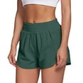 thumbnail image 1 of Prolriy Athletic Running Shorts for Women, Womens Running Workout Elastic Waist Pants Shorts Athletic Pocket Pants Gym Shorts Women, Womens Shorts Casual Army Green XXL, 1 of 7