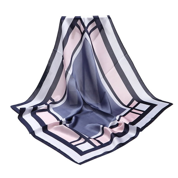 Prolriy Silk Scarf Gift Women Scarf Coverage Sets Protective Headband Wrap Multi-Purpose Bandana Scarf Satin Scarf for Women Grey