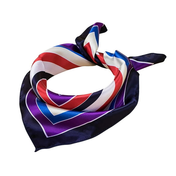 Prolriy Silk Scarf Wrap Scarf Sets Bandana Multi-Purpose Women Coverage Headband Protective Gift Scarf Satin Scarf for Women A