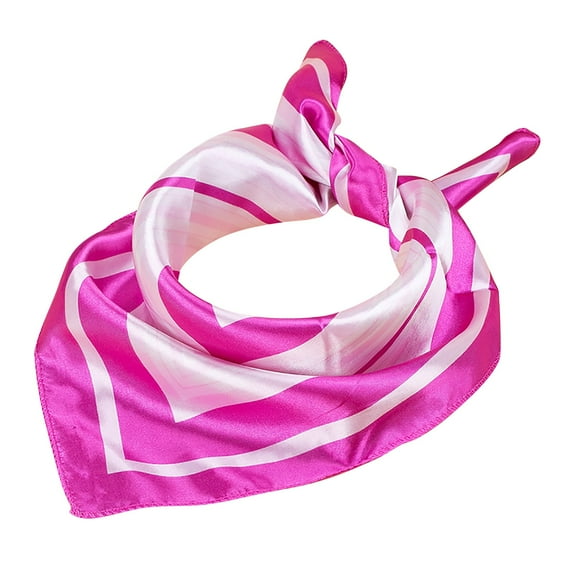 Prolriy Silk Scarf Wrap Scarf Sets Bandana Multi-Purpose Women Coverage Headband Protective Gift Scarf Satin Scarf for Women G
