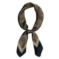 thumbnail image 1 of Prolriy Silk Scarf for Women, Women's Satin Silk Feels Formal Square Neck Scarf Hair Wrapped Mother's Day Gift Neckerchief Satin Scarf Coffee, 1 of 5
