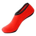 thumbnail image 1 of Prolriy Slipper Socks for Women Autumn and Winter Padded and Thickened Floor Socks Ladies Solid Colour Non Flannel Adult Children Non Carpet Socks Sets Womens Socks Red L, 1 of 4