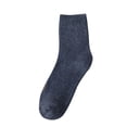 thumbnail image 1 of Prolriy Socks for Women, Womens Socks in Autumn and Winter Plus Velvet Padded Warm Towel Socks Solid Color Ladies Long Cotton Socks Gifts for Women, Womens Socks Blue One Size, 1 of 5