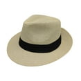thumbnail image 1 of Prolriy Straw Hats for Men Unisex Men Women Panama Wide Brim Hats Aldult Jazz Hat Top Hat Sun Hats for Women Rose Gold One Size, 1 of 5