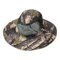 thumbnail image 1 of Prolriy Sun Hats for Men Summer Fishing Sunshade Hat Outdoor Camouflage Breathable Sandal Hat Western Cowboy Sunshade Hat Net Hat Mens Hats A, 1 of 6