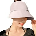 thumbnail image 1 of Prolriy Sun Hats for Women Beach Summer Sun Hat for Casual Everyday Wear or Outdoors Beach Hats for Women Pink, 1 of 5