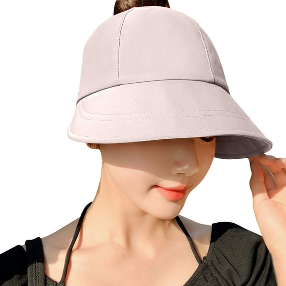 Prolriy Sun Hats for Women Beach Summer Sun Hat for Casual Everyday Wear or Outdoors Beach Hats for Women Pink