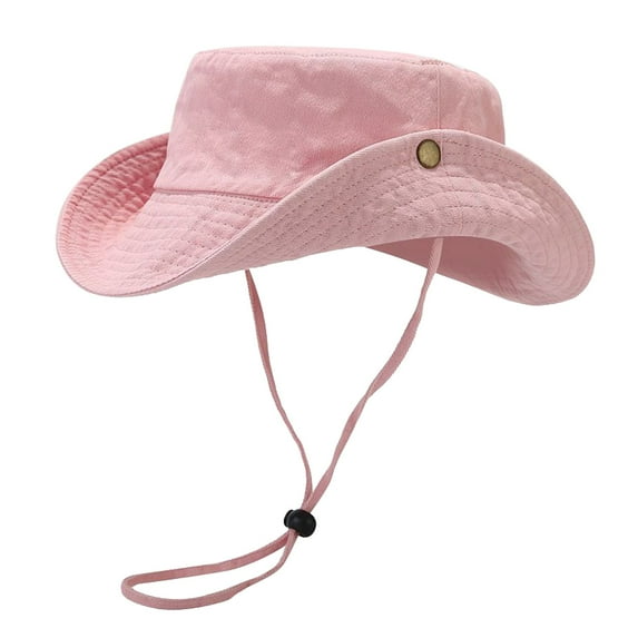Prolriy Sun Hats for Women, Womens Outdoor Sun Hat Solid Color Cool Casual Elegant Sun Hat Hats for Men Pink