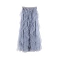 thumbnail image 1 of Prolriy Tulle Skirts for Women Casual Womens Comfortable Tulle High Waist Pleated Tutu Skirt Ladies Midi Skirt Women's Skirts Grey One Size, 1 of 4