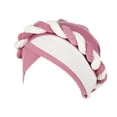thumbnail image 1 of Prolriy Turbans for Women, Women Braid Turban Hats Cap Hair Bonnet Head Scarf Wrap Cover Head Wraps Hats for Women Pink One Size, 1 of 6
