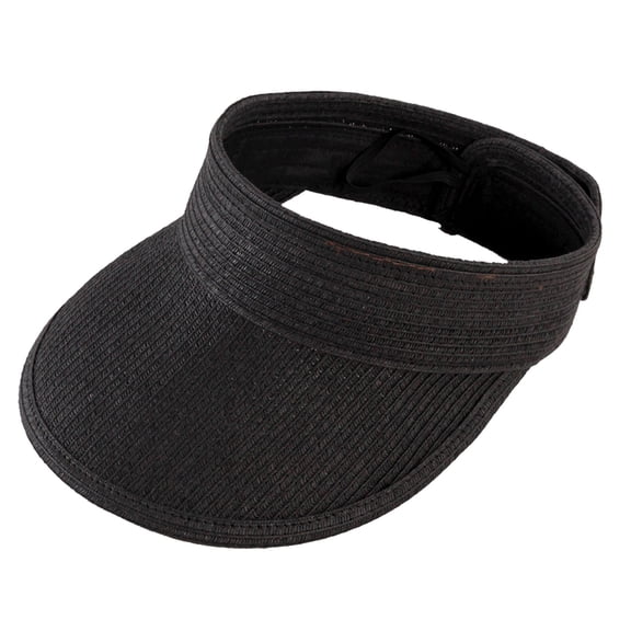 Prolriy Visor Hats for Women, Women's Sun Hat Summer Outing Riding Visor Hat Foldable Cap Korean Version of The Sun Hats for Women Black