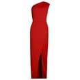 thumbnail image 1 of Prolriy Wedding Guest Dresses for Women Personality Solid Color Dress Simple and Exquisite Design Suitable for All Occasions Maxi Dresses for Women 2024 Womens Dresses Red L, 1 of 3
