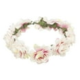 thumbnail image 1 of Prolriy Wedding Hair Accessories Crown Bridal Wreath Flower Garland Hair Women Flower Headband Bridal Supplies Hair Accessories for Women White One Size, 1 of 2