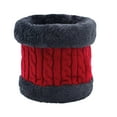 thumbnail image 1 of Prolriy Winter Scarf for Women Men Women Winter Warmer Scarf Warmer Neck Thick Knit Womens Scarf Red, 1 of 3