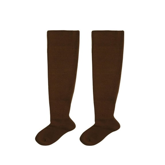 Prolriy Womens Socks, Women's Football Socks with Towel Sole Wear Non Slip Mid Tube Short Top Socks Thigh High Socks for Women Coffee