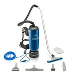 Prolux 10 Quart Commercial Backpack Vacuum, Premium 1.5-Inch Attachments, HEPA Air Filtration, Deep Cleaning for All Floor Surfaces