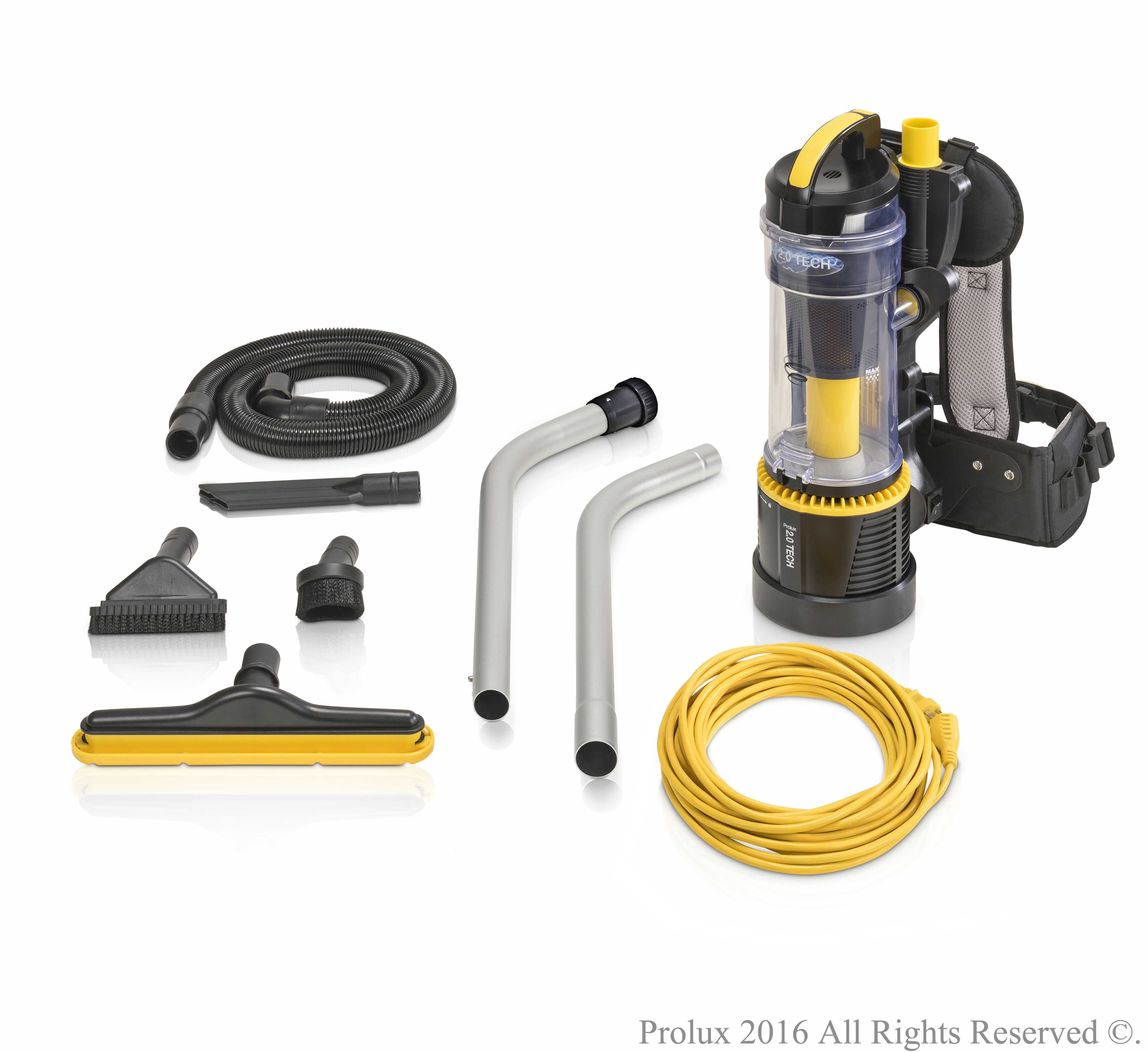 Prolux 2.0 Commercial Bagless Backpack Vacuum with Deluxe 1 1/2 inch