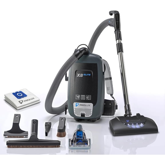 Prolux X8 Elite Backpack Vacuum Canister w/ Prolux Electric Powerhead Kit