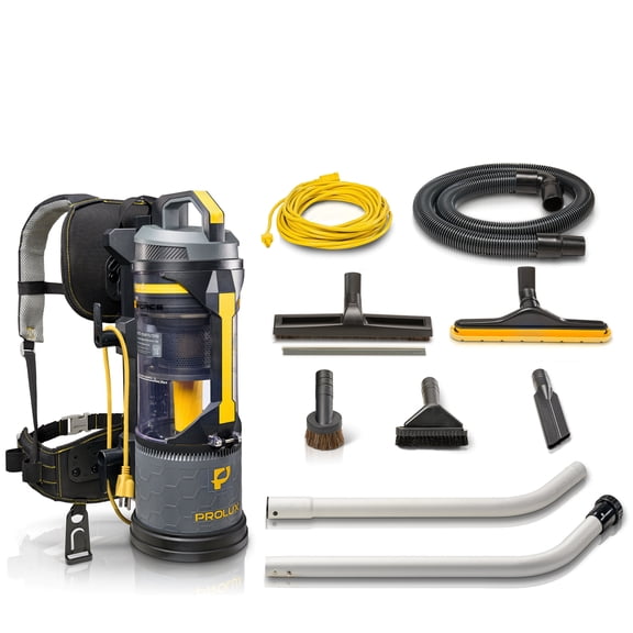 Prolux XForce Pro Commercial Backpack Vacuum w. 1.5 inch Attachment Kit