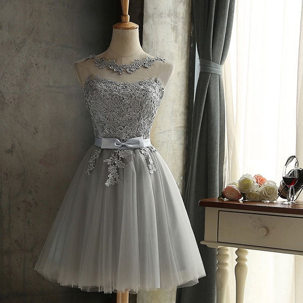 Prom Bridesmaid Dresses Short Sexy Backless Lace Up Gown Women Party ...