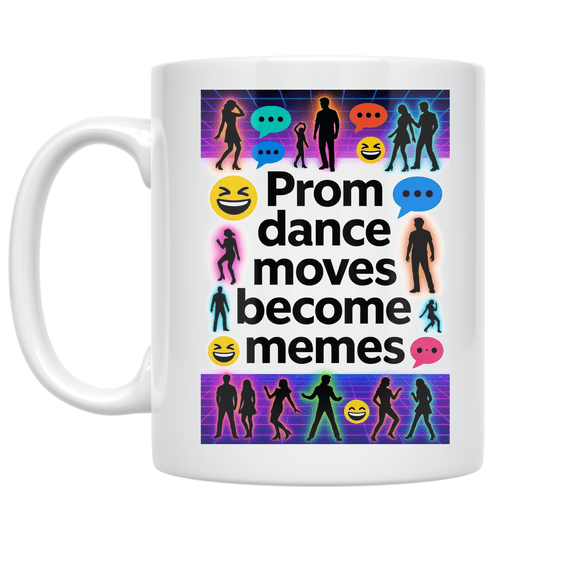 Prom Dance Moves Become Memes - Prom Night Enthusiast - 11 oz Ceramic Coffee Mug