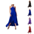 thumbnail image 1 of Prom Dress Holiday Party Dresses for Women Casual Dress Flowy Summer Party Dress With Ruffled Straps Elegant Solid Color Daily Wear Comfortable Fit, 1 of 6