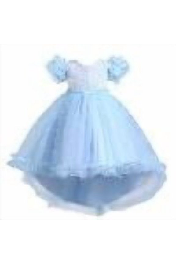 Prom Dresses Colorful Train Gown for Girls Birthday Party and Performance Long Dresses