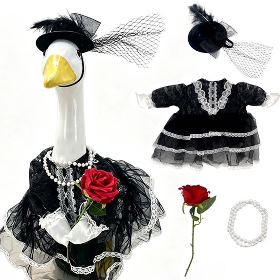 Prom Evening Gown Porch Goose Suitable For 23 InchCement Goose